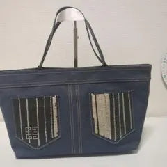 GIVENCHY 지방시 데님 토트백 스톤 장식
