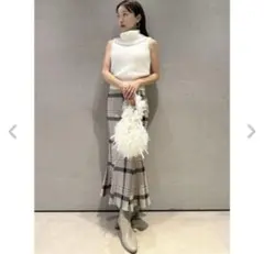 マーメイドスカート チェック