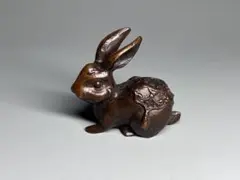 時代提物 木彫り根付【福鼠】高さ約4.2cm 重さ約22g◇縁起物◇ - メルカリ