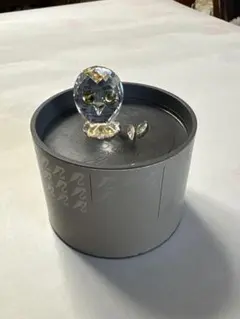 スワロフスキー クリスタルフィギュア ふくろう（耳パーツ外れあり・同梱）