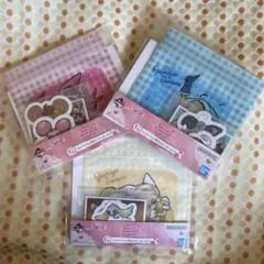 一番くじおジャ魔女どれみG賞ジッパーバッグ付きステッカーセット3個