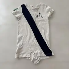 POLO RALPH LAUREN ロンパース USA ホワイト