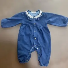 バースデイ デニムロンパース 90cm