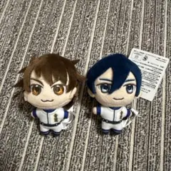 ダイヤのA】沢村栄純＆御幸一也 ぬいぐるみマスコット 2点セット