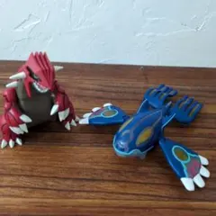 【モンコレ】　ポケモンフィギュア　グラードン　ゲンシカイオーガ　Pokémon