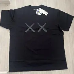 新品 KAWS+WARHOL コラボ Tシャツ XXL ブラック