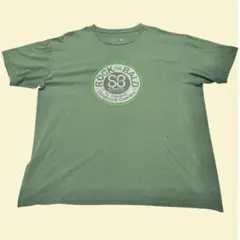 USサイズ 古着 Tシャツ グリーン 半袖 XL ビッグシルエット 大きめサイズ