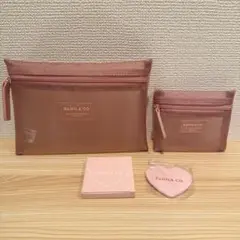 【新品未使用】BANILA CO メッシュポーチ(ピンク)