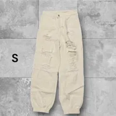 shein ダメージ　ジーンズ　レディースパンツ　Sサイズ　オシャレ　デニム