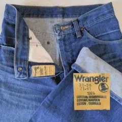 ​斜めベル！スコットランド製 70s Wrangler フレア ブルーベル