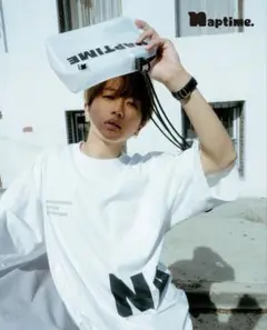 naptime nissy リンガーTシャツ　Mサイズ Nissy Naptime リンガーTシャツ サイズ140 西島隆弘 - メルカリ