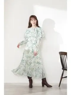 JILLSTUART セットアップ エリザフラワースカート&ブラウス[4＆М]