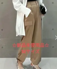 Re:EDIT サテンパンツ　カーゴパンツ