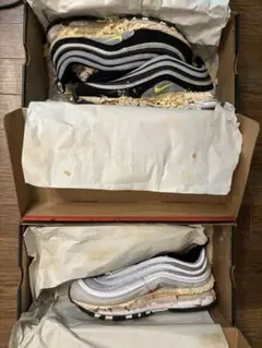 ナイキAIRMAX98 ブラック/シルバー 26㎝ 1998年製 2足 加水分解