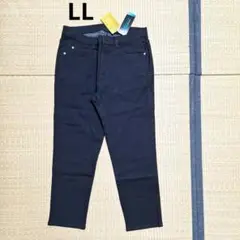 プロバドール　ハイテンションクロスデニム　クロップトパンツ　ブラックLL 冷感