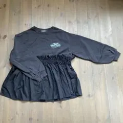 フリル付き裏毛トレーナー Lサイズ