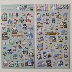 サンリオ はぴだんぶい 箔押しシール ハピネスエージェント 2種