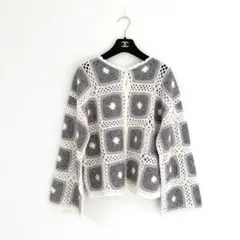 FURFUR ファーファー フラワー クロシェ総レース カーディガン FREE