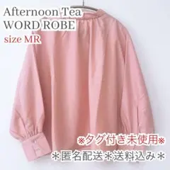 【Afternoon Tea WORD ROBE】ピンク リボン ブラウス Mのサムネイル