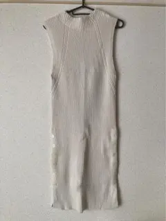 新品★kastaneタイトニットノースリーブワンピース　タンクトップベスト