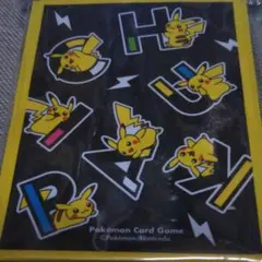 ピカチュウ　デッキシールド64枚入り未開封未使用