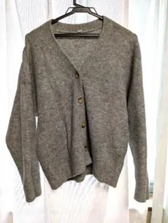 UNIQLO キッズ カーディガン グレー 160cm