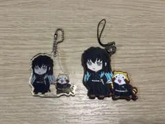 時透無一郎　鬼滅　アクリルキーホルダー、ラバーキーホルダー2体セット
