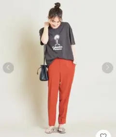 beauty&youth イージーテーパードパンツ -ウォッシャブル-