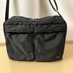 PORTER ポーター タンカー 二層 ショルダーバッグ ブラック