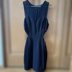 FOREVER 21 ノースリーブ ミニワンピース ブラック L