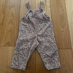 &pal アンドパル　80㎝　花柄　サロペット