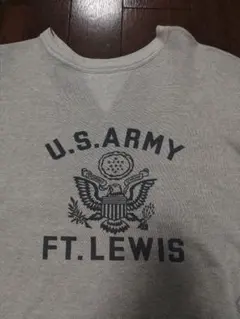 DUBBLE WORKS ARMY WAREHOUSE　スウェット　前V　M