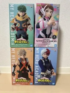 僕のヒーローアカデミア　GLITTER&GLAMOURS　4体セット　新品 新品未開封】僕のヒーローアカデミア フィギュア 4点セット - メルカリ