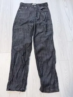 デニムパンツ ブラック S