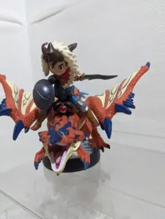 amiibo　リオレウス&女の子 Amazon | amiibo 隻眼のリオレウス&ライダー(女の子