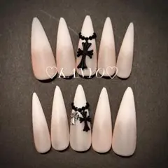 現品 ネイルチップ クロス　十字架　シズニルック 痛ネイル　ベイビーブーマー