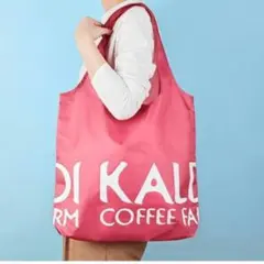 KALDI スモーキーピンク エコバッグ