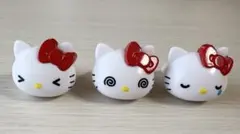 ハローキティ ファッションリングコレクション 3個セット ガチャガチャ
