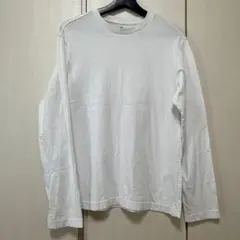 H&M ホワイト 長袖 Tシャツ Sサイズ