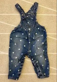 水玉デニムサロペット　babyGAP 12〜18month