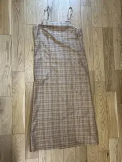 GREEN LABEL RELAXING チェックキャミワンピース