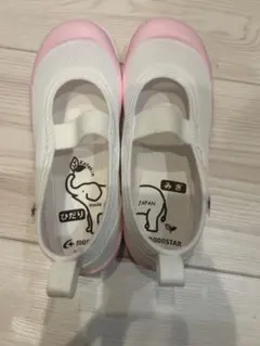 moonstar 上履き ホワイト/ピンク 20.0cm