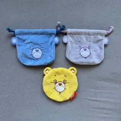 ケアベア　ガチャガチャ　巾着・ポーチ　まとめ売りセット