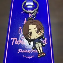 twiceミナ　Twice Landラバーキーホルダー