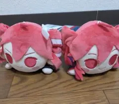 重音テト　寝そべりぬいぐるみ　マスコットぬいぐるみ　2種セット