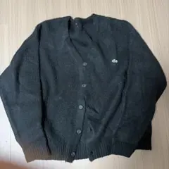 IZOD LACOSTE モヘアカーディガン ブラック ラコステ