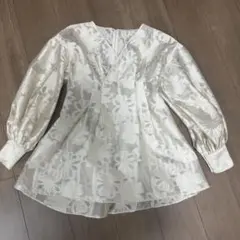 Acka jacquard mini dress ジャガードミニドレス ブラウスのサムネイル