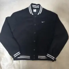 【希少】NIKE ナイキ スタジャン バーシティジャケット ブラック 刺繍ロゴ