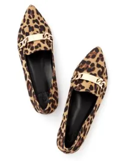 パンプス レオパード