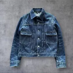 鬼ヒゲA.P.C. 00s 初期タグ Gジャン 2ndタイプ 濃紺 日本製S